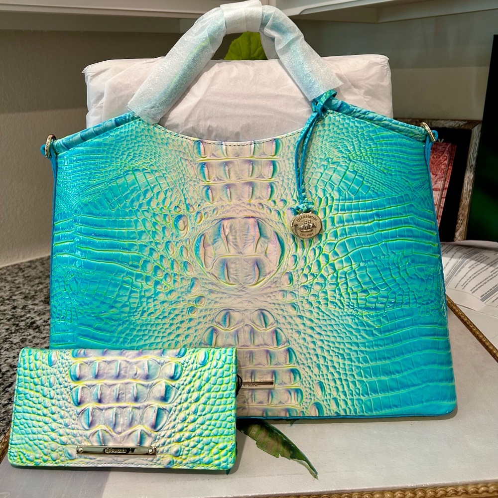 Brahmin Cotton Candy Elaine and Ady Wallet